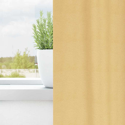 Verdunkelungs-Vorhänge mit Ringen 2 pcs Beige 260 x 140 cm