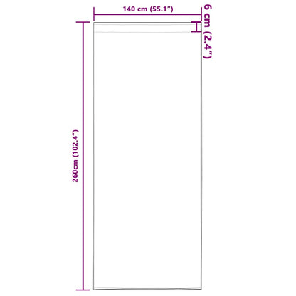 Verdunkelungs-Vorhänge mit Ringen 2 pcs Creme 260 x 140 cm