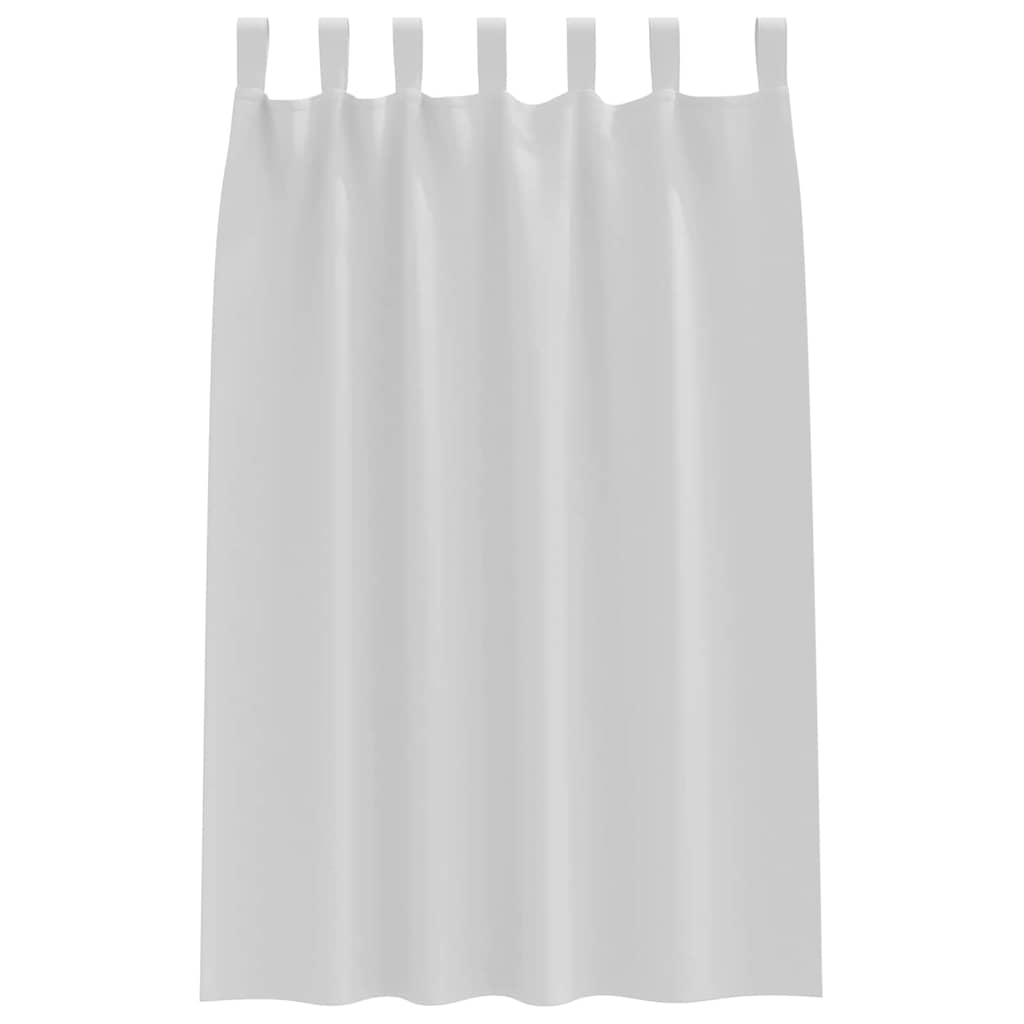 Verdunkelungs-Vorhänge mit Ringen 2 pcs Helles Grau