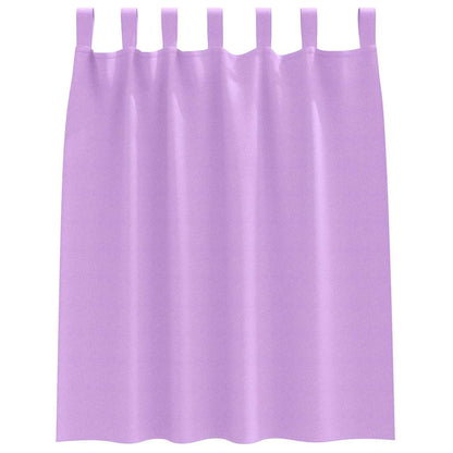 Verdunkelungs-Vorhänge mit Ringen 2 pcs Lila 140 x 140 cm