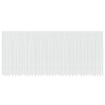 Spitzenvorhang mit Vorhängen Weiß 900 x 240 cm Polyester