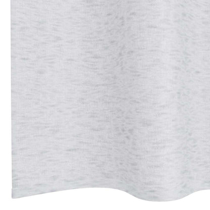 Voile-Vorhang 2 pcs Hellgrau 175 x 140 cm Polyester