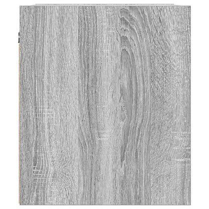 Wand-Nachttisch Grau Sonoma 38x34x40 cm