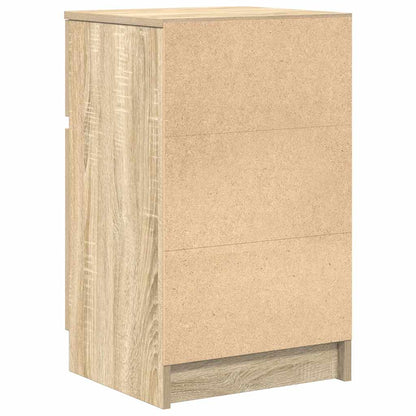 Nachttische 2 Stk. Sonoma-Eiche 39x35x65 cm Holzwerkstoff