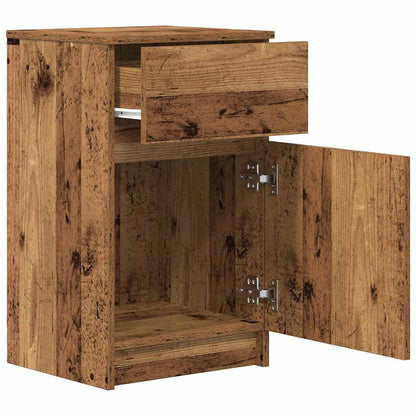 Nachttisch Altholz-Optik 39x35x65 cm Holzwerkstoff