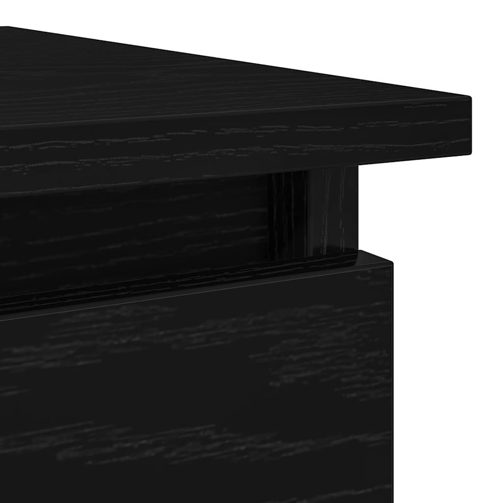 Konsolentisch mit Schubladen Schwarz 85,5x38,5x74,5 cm