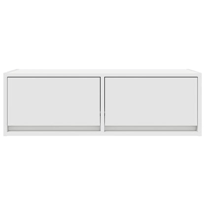 TV-Schrank Weiß 80x31x25,5 cm Holzwerkstoff