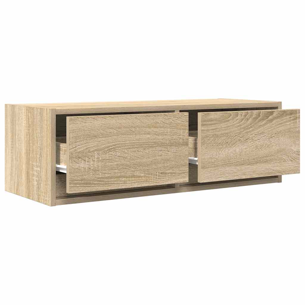 TV-Schränke 2 Stk. Sonoma-Eiche 80x31x25,5 cm Holzwerkstoff