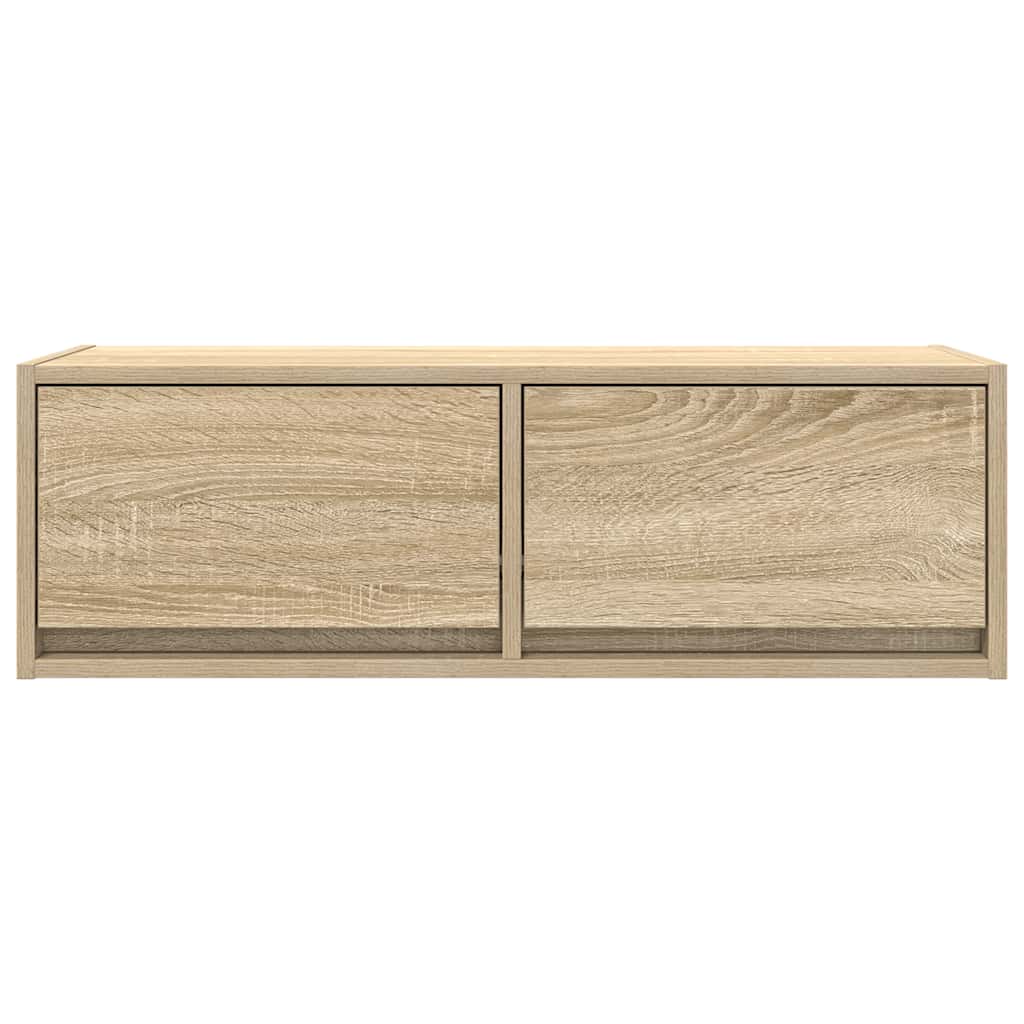 TV-Schränke 2 Stk. Sonoma-Eiche 80x31x25,5 cm Holzwerkstoff