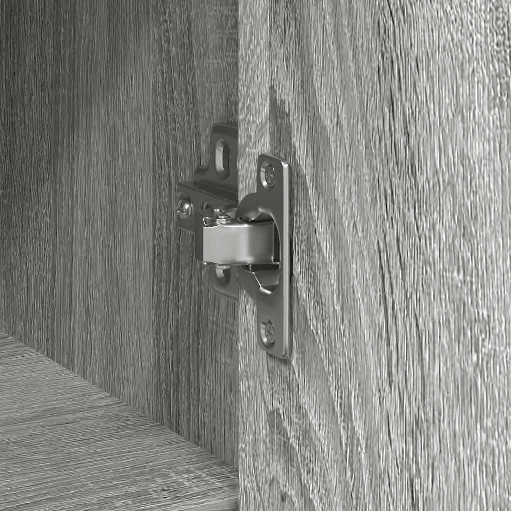 Sideboard mit Schublade Grau Sonoma 101x35x76 cm Holzwerkstoff