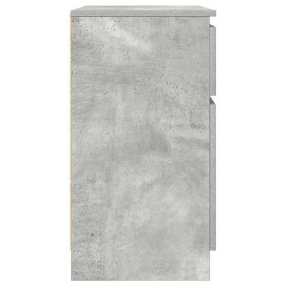 Sideboard mit Schublade Betongrau 71x35x65 cm Holzwerkstoff