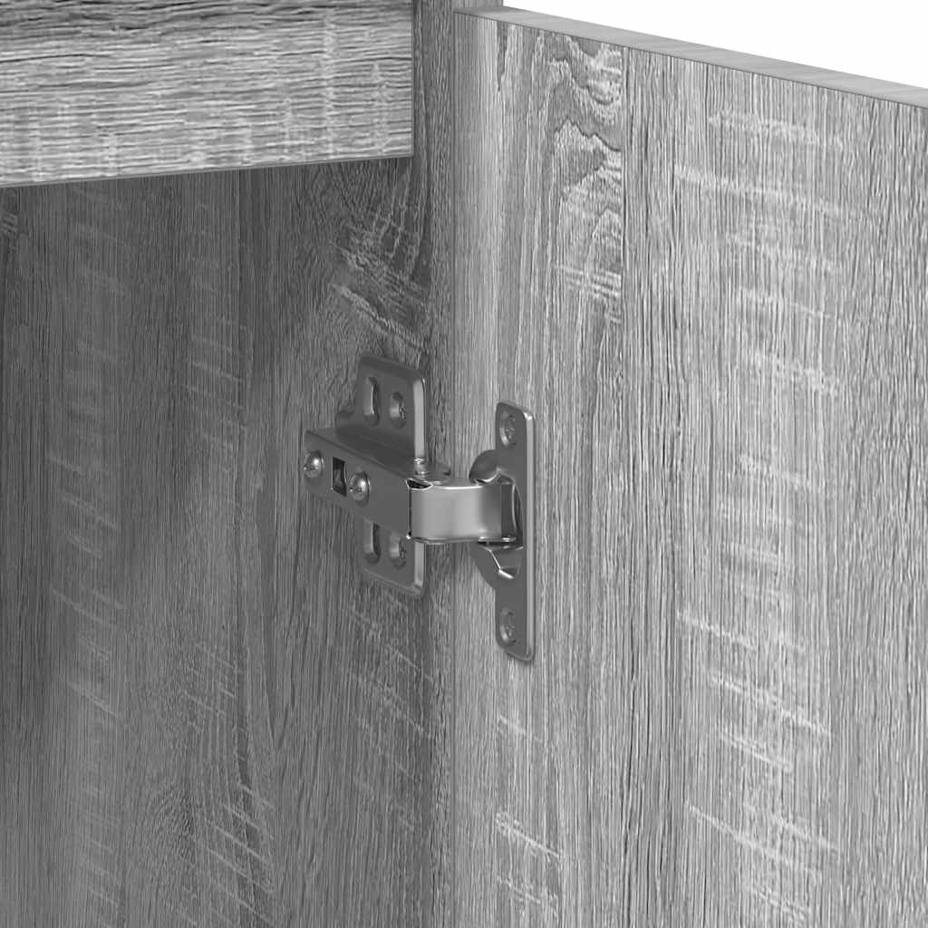 Sideboard Grau Sonoma 57x34x76 cm Holzwerkstoff