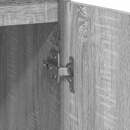 Sideboard Grau Sonoma 57x34x76 cm Holzwerkstoff