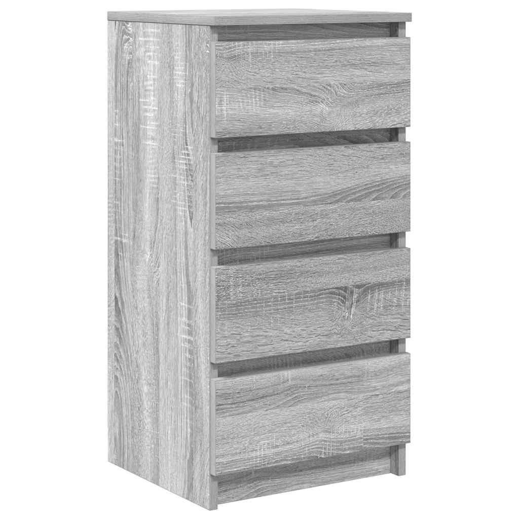 Sideboard Grau Sonoma 37,5x35x76 cm Holzwerkstoff