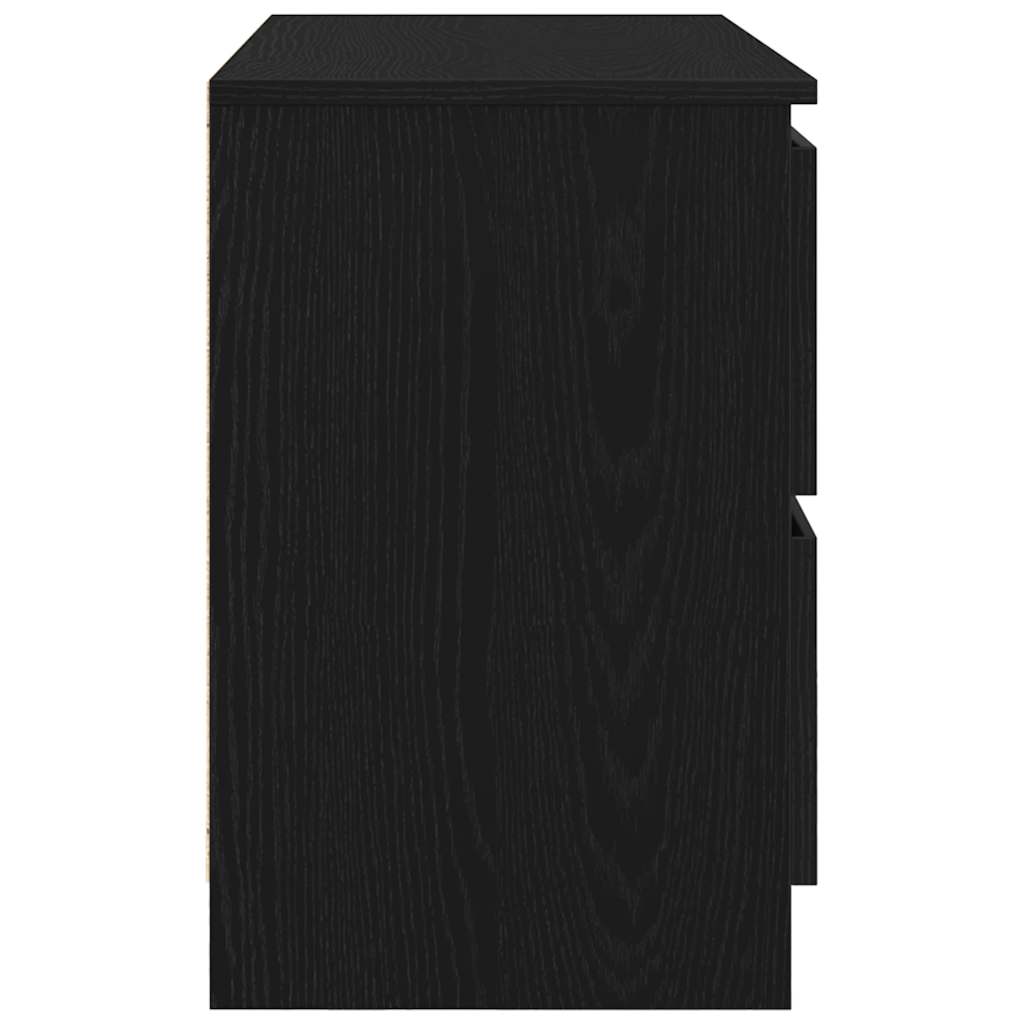 TV-Schrank Schwarz 80x35x54 cm Holzwerkstoff
