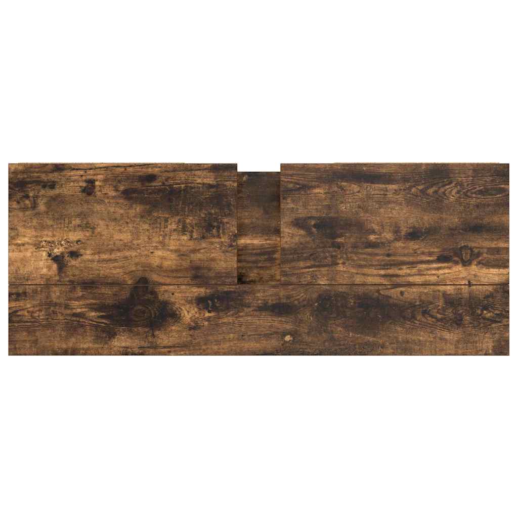 Waschbeckenunterschrank mit Schubladen Räuchereiche