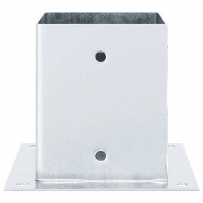 Pfostenträger Quadratisch 12 Stk. 101x101mm Stahl Verzinkt