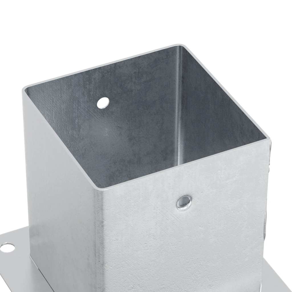 Pfostenträger Quadratisch 12 Stk. 101x101mm Stahl Verzinkt