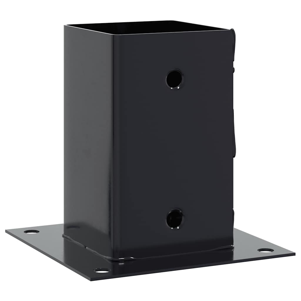 Pfostenträger Quadrat 12 Stk. 91x91mm Pulverbeschichteter Stahl