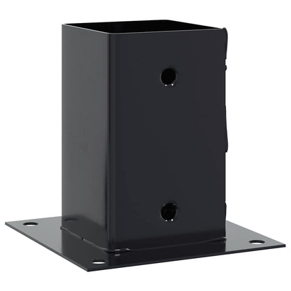 Pfostenträger Quadrat 12 Stk. 91x91mm Pulverbeschichteter Stahl