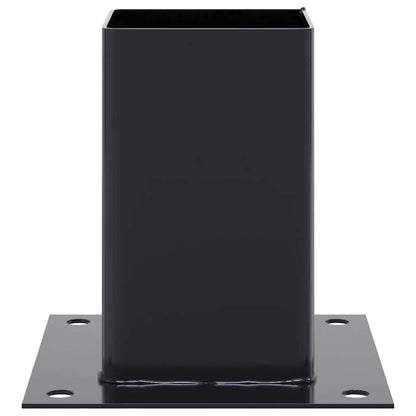 Pfostenträger Quadrat 12 Stk. 91x91mm Pulverbeschichteter Stahl