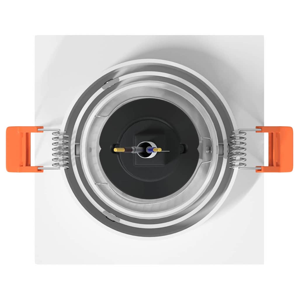 Spotlight 12 pcs Weiß 9 x 9 x 2 cm Aluminium