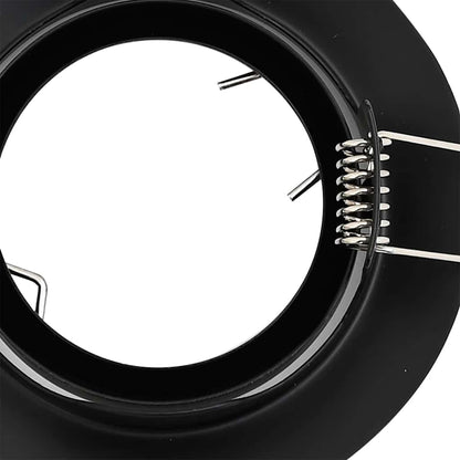 Spotlight 12 pcs Schwarz 9 x 9 x 2,5 cm Metall