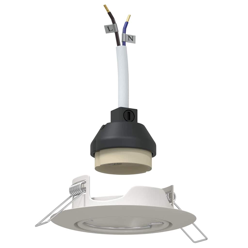 Spotlight 12 pcs Weiß 9 x 9 x 2,5 cm Metall