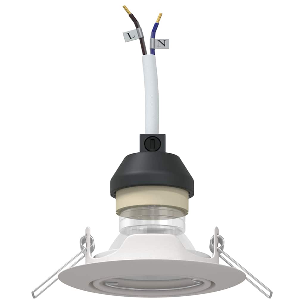 Spotlight 12 pcs Weiß 9 x 9 x 2,5 cm Metall