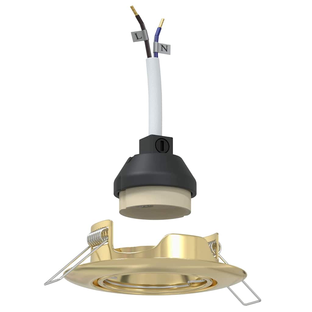 Spotlight 24 pcs Gold 9 x 9 x 2,5 cm Metall