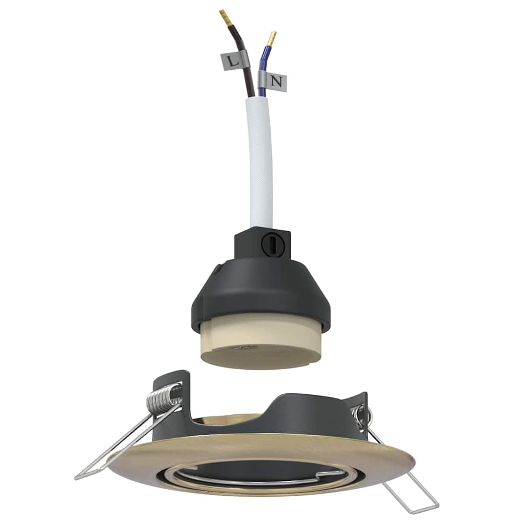 Spotlight 12 pcs Messing 9 x 9 x 2,5 cm Metall