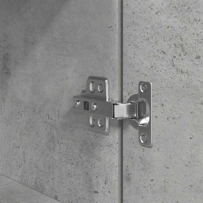 Highboard Betongrau 50x35x180 cm Holzwerkstoff