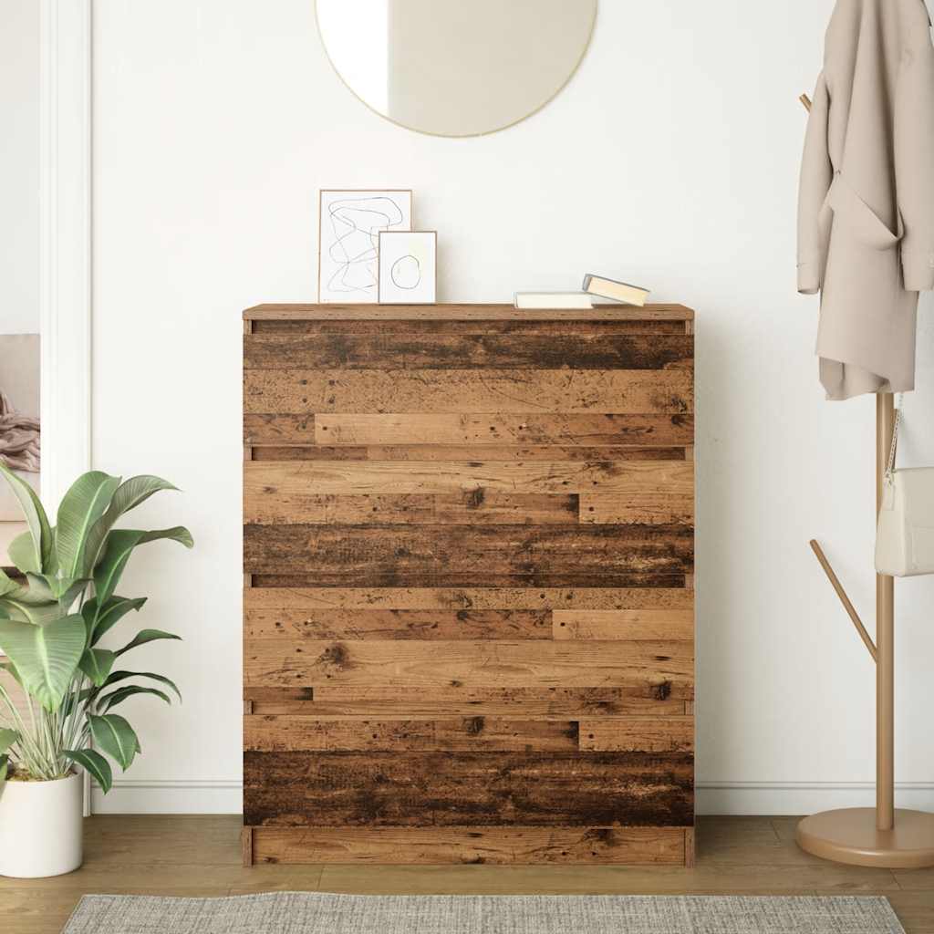 Sideboard Altholz-Optik 80x35x99 cm Holzwerkstoff