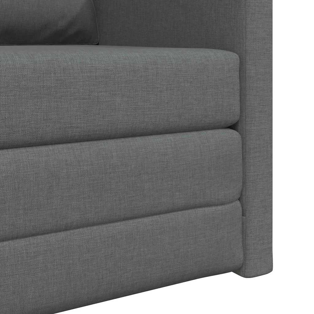 Schlafsofa 60cm Dunkelgrau Stoff