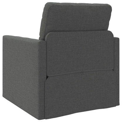 Schlafsofa 60cm Dunkelgrau Stoff