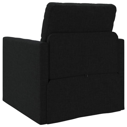 Schlafsofa 60cm Schwarz Stoff