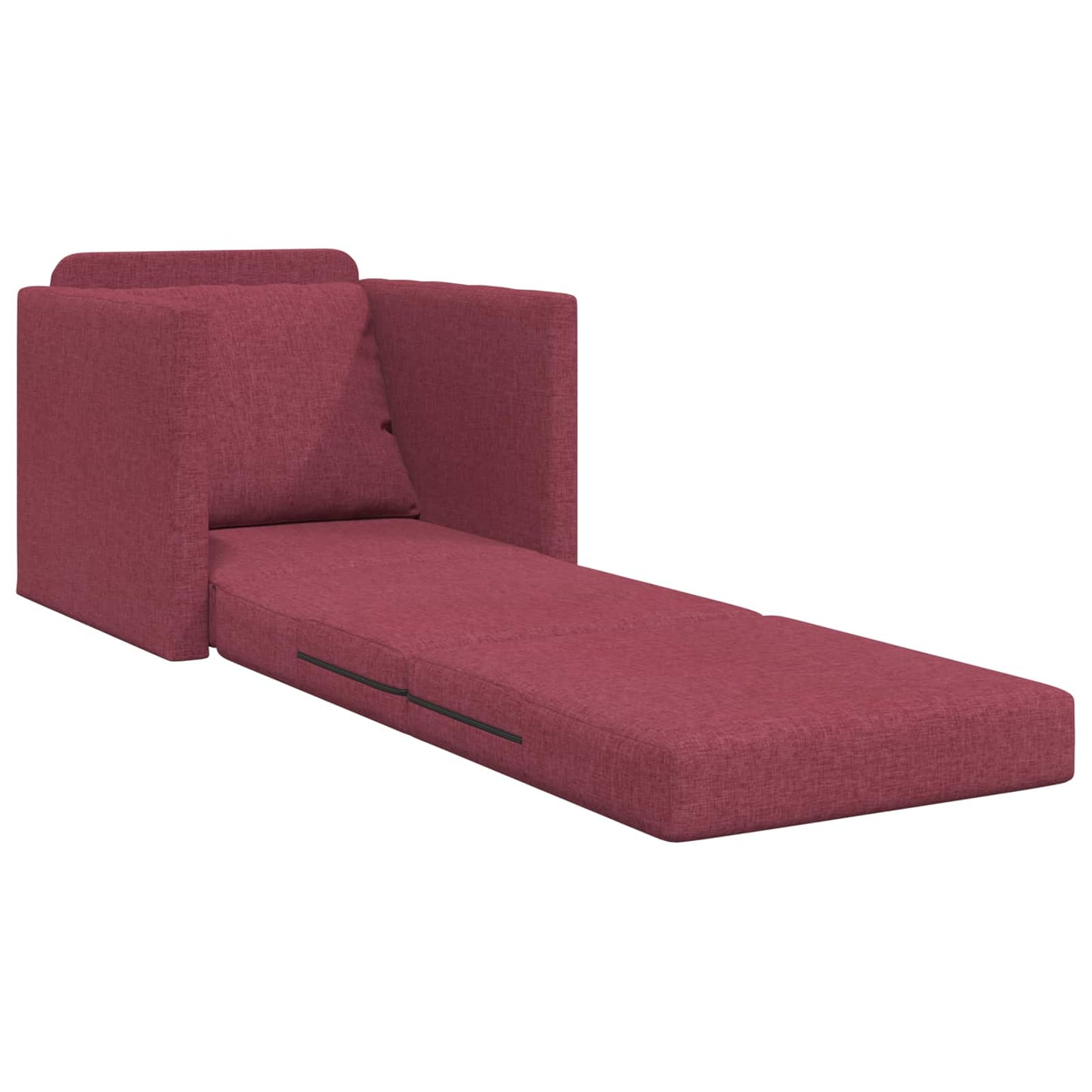 Schlafsofa 60cm Weinrot Stoff