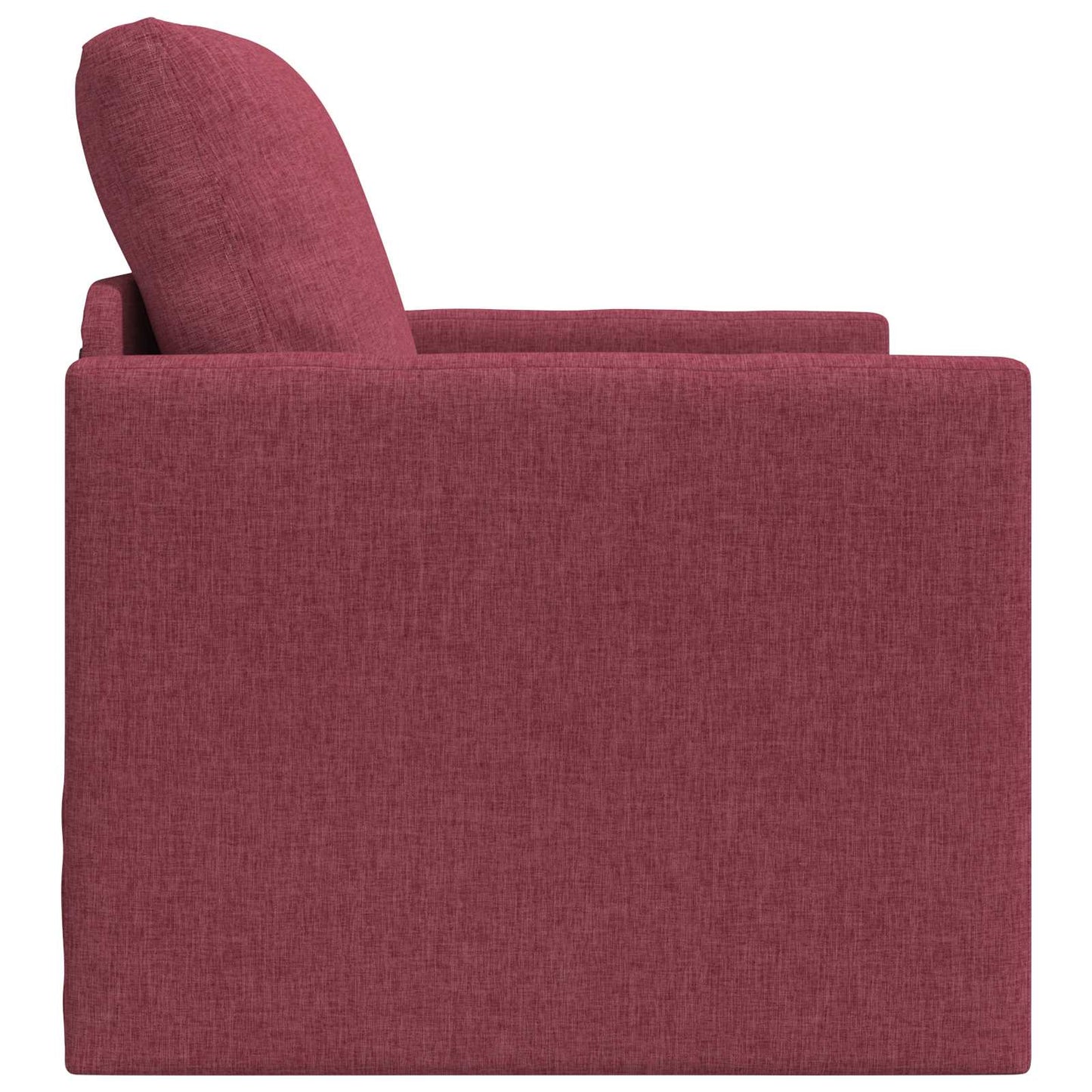 Schlafsofa 60cm Weinrot Stoff