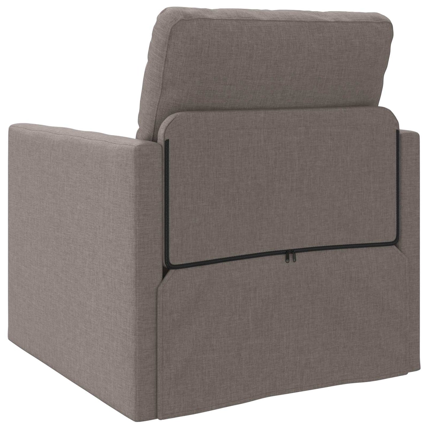 Schlafsofa 60cm Taupe Stoff