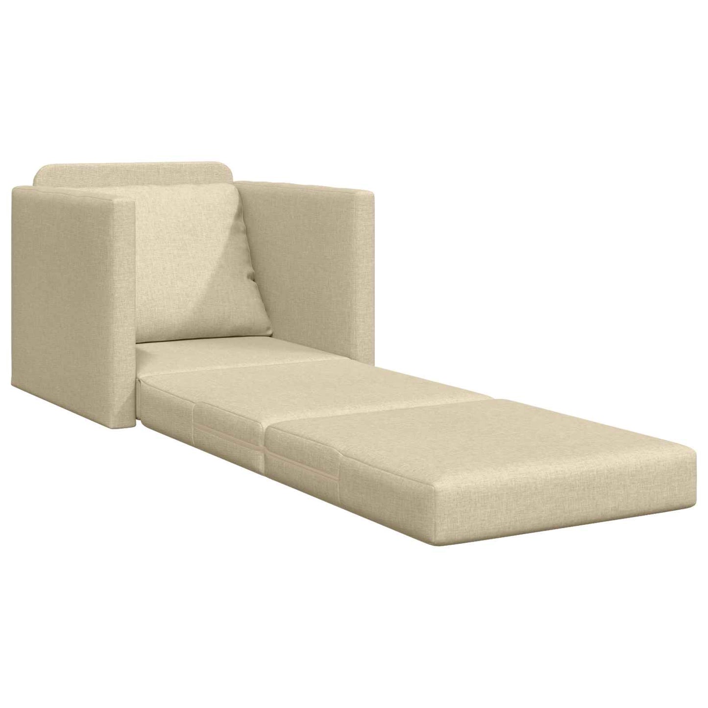 Schlafsofa 60cm Creme Stoff