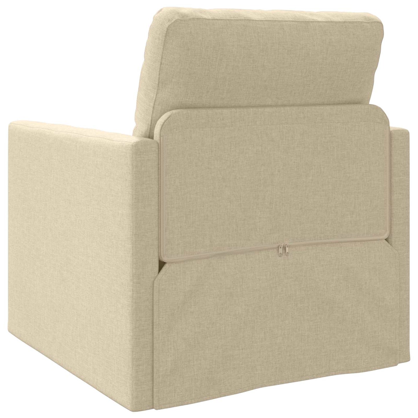 Schlafsofa 60cm Creme Stoff