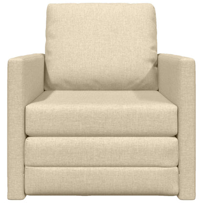 Schlafsofa 60cm Creme Stoff