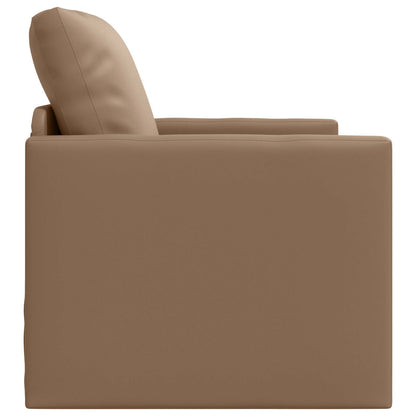 Schlafsofa 60cm Cappuccino Kunstleder