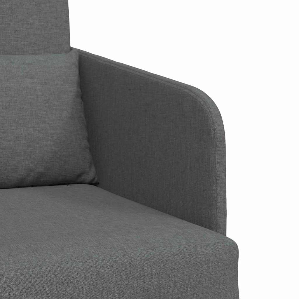 Schlafsofa 60cm Dunkelgrau Stoff