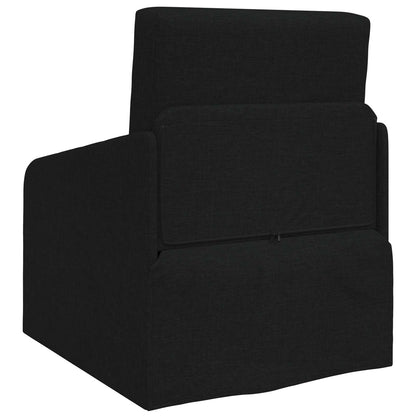 Schlafsofa 60cm Schwarz Stoff
