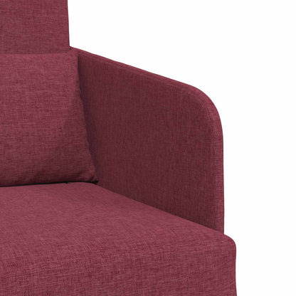 Schlafsofa 60cm Weinrot Stoff