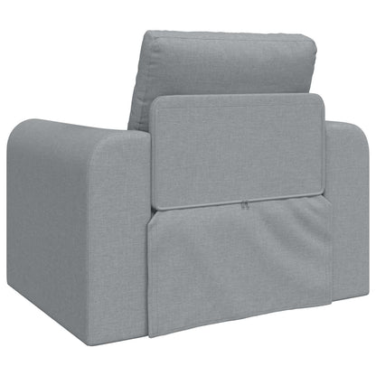 Schlafsofa Hellgrau 98 x 71 x 83 cm Stoff