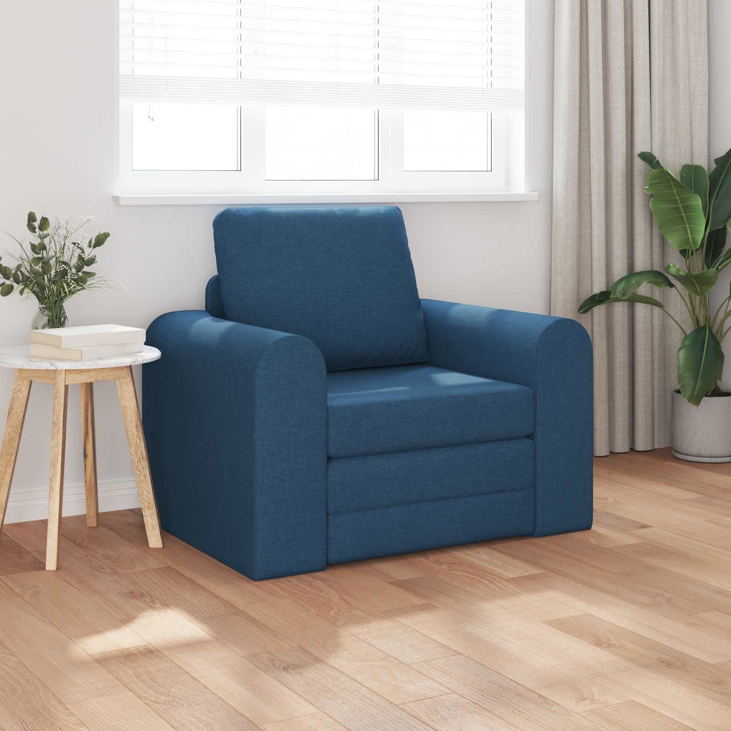 Schlafsofa Blau 98 x 71 x 83 cm Stoff