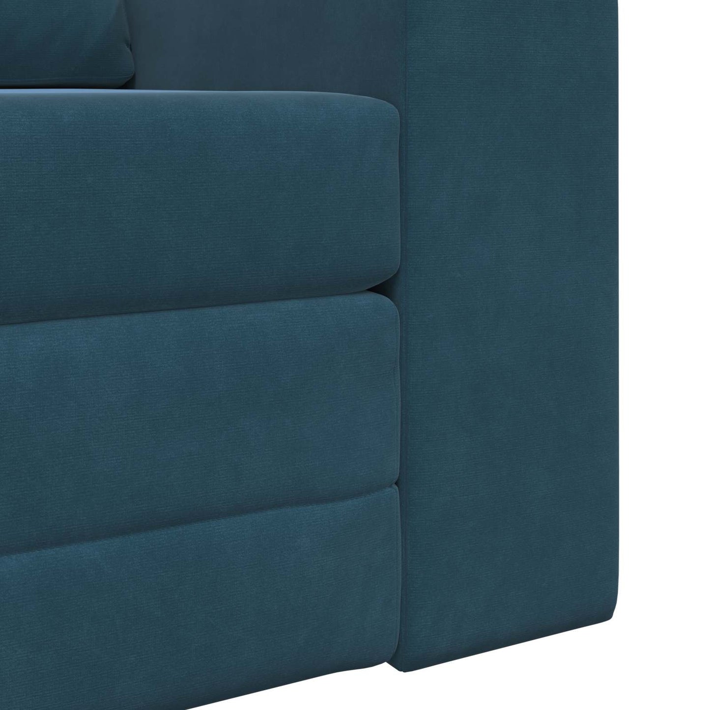Schlafsofa Blau 98 x 71 x 83 cm Samt