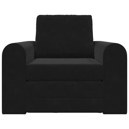 Schlafsofa Schwarz 98 x 71 x 83 cm Samt